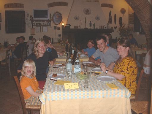 Abschiedsessen von Isabelle und Luca Abschiedsessen von Isabelle und Luca